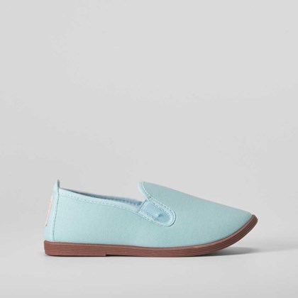 Zapatilla lona kung fu infantil azul OH GIRL
