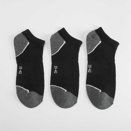 Pack 3x calcetines invisibles sport combinados
