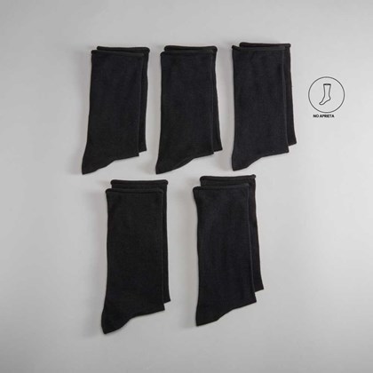 Pack x5 calcetines media caña MKL