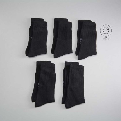 Pack x5 calcetines media caña sport rizo MKL