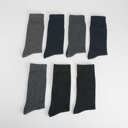 Pack x7 calcetines media caña MKL