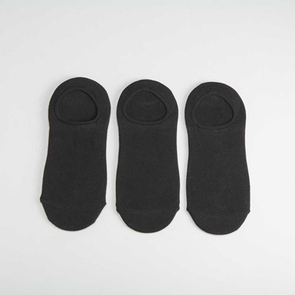 Pack x3 calcetines pikie negro