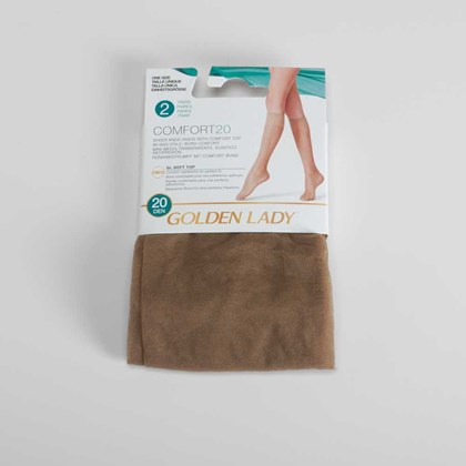 Pack 2x mini medías 20D anti presión GOLDEN LADY