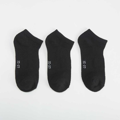 Pack x3 calcetines invisibles básico sport MKL