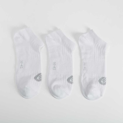 Pack x3 calcetines invisibles blanco UTWO