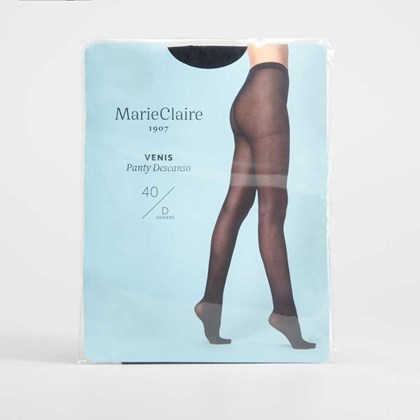 Panty descanso negro MARIE CLAIRE