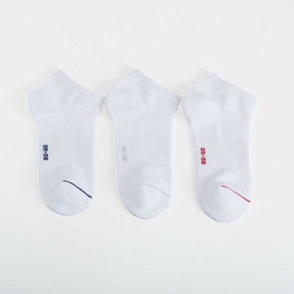 Pack x3 calcetines tobilleros sport raya MKL