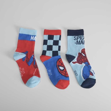 Pack de 3 pares de calcetines niño SPIDERMAN