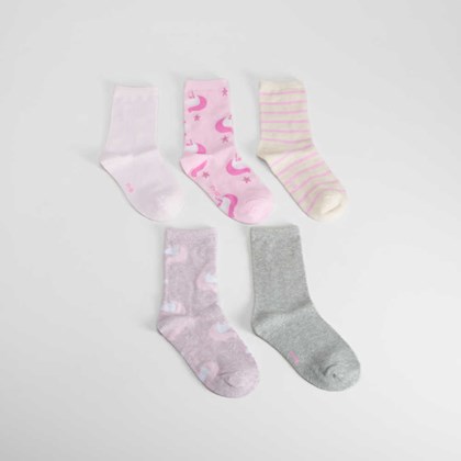 Pack 5 calcetines unicornios multicolor MERKAL