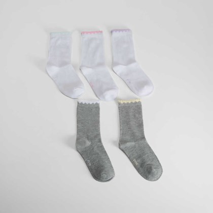 Pack 5 calcetines corazones multicolor MERKAL