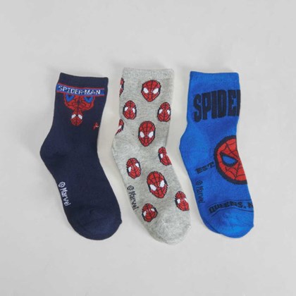 Pack 3x calcetines SPIDERMAN de niño
