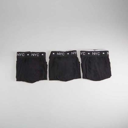 Pack x3 boxers negros MKL