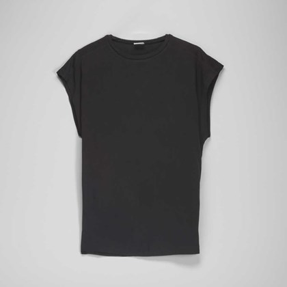 Camiseta de deporte manga corta negra UTWO