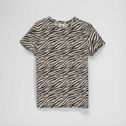 Camiseta manga corta mujer cebra NYC