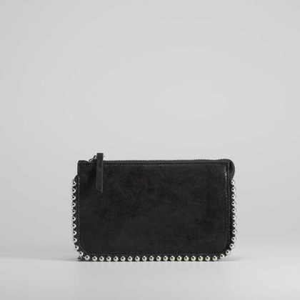 Bandolera negra remaches NYC