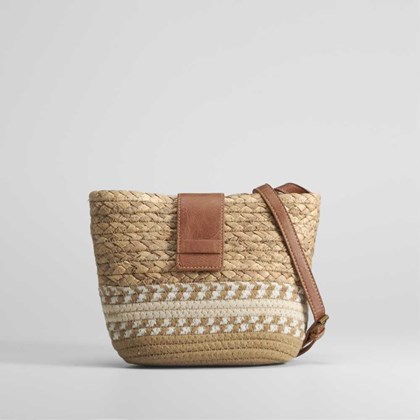 Capazo de rafia fantasía SENDA ROAD