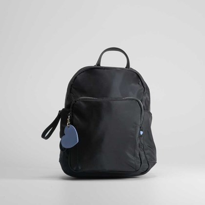 Mochila de nylon colgador negro NYC