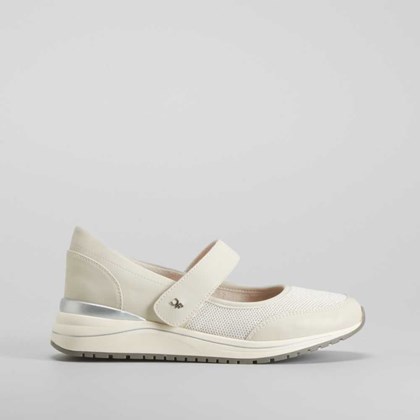 Merceditas deportiva blanco roto COMFEET