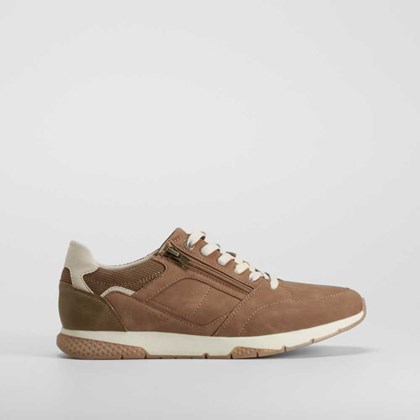 Deportivo cremallera hexaflex marrón COMFEET