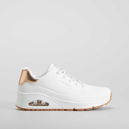 Zapatilla Uno Stand blanco SKECHERS
