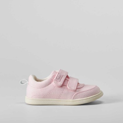 Zapatilla lona bebé rosa COMFEET BABY
