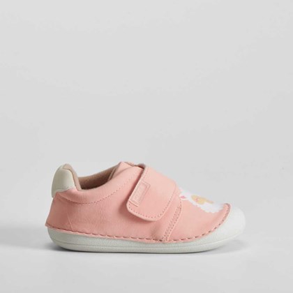 Deportiva animalito bebé rosa COMFEET