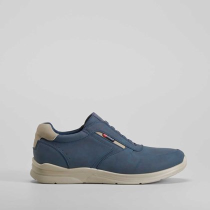 Deportiva con elásticos azul COMFEET