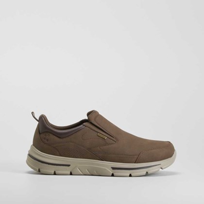 Deportiva slip on helium marrón COMFEET