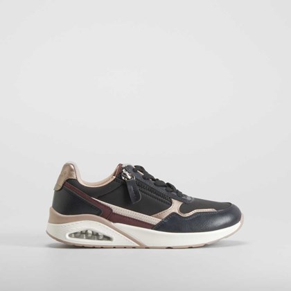 Deportiva multicolor negra COMFEET