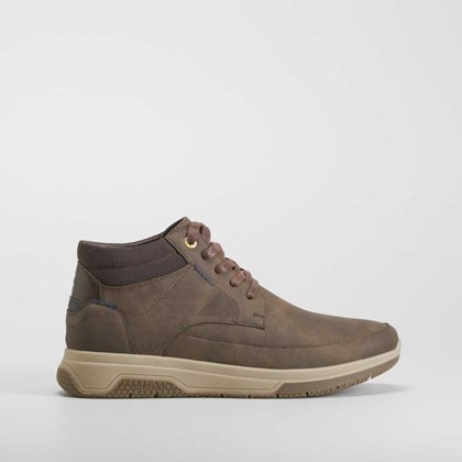 Botín plano Hexaflex basalto marrón COMFEET