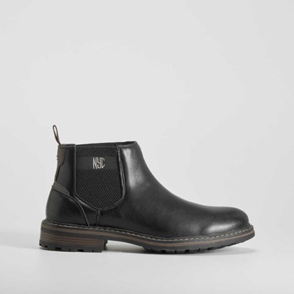 Botín chelsea negro NYC
