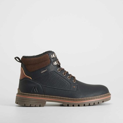 Botín plano negro SENDA ROAD