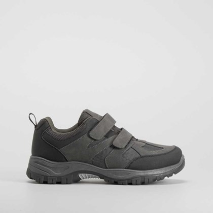 Zapato trekking velcro gris UDOK