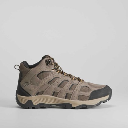 Bota de trekking malla taupe UDOK