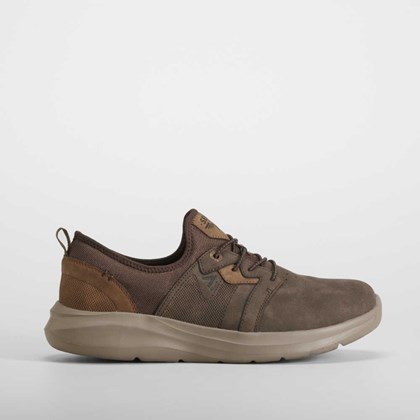 Deportiva casual bungees marrón SENDA ROAD