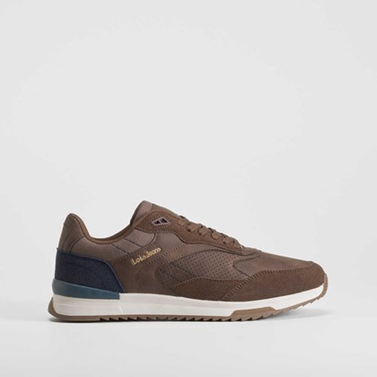 Deportiva retro casual marrón LOIS