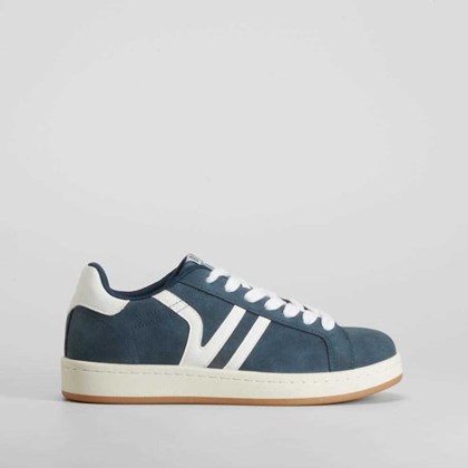 Zapatilla skate retro azul marino NYC