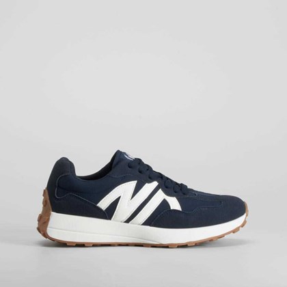 Zapatilla deportiva retro azul NYC