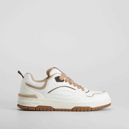 Zapatilla casual skate blanca NYC