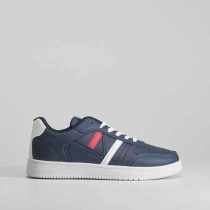 Zapatilla urbana retro azul NYC