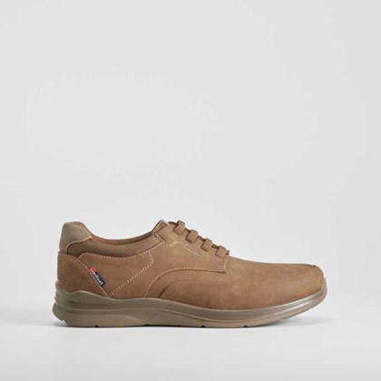 Deportiva casual elásticos marrón COMFEET
