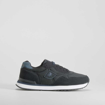 Deportiva retro casual negra LOIS