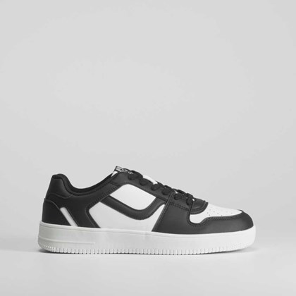 Zapatilla basket baja negra NYC