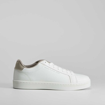 Zapatilla urbana básica blanca NYC
