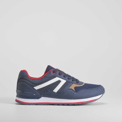 Deportiva casual retro azul marino NYC