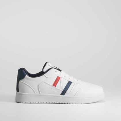 Zapatilla urbana retro blanca NYC