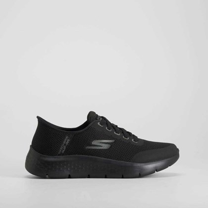 Zapatilla slip ins Go Walk negra SKECHERS