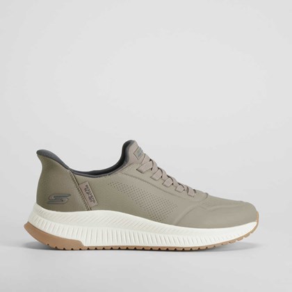 Deportiva slip-ins taupe SKECHERS
