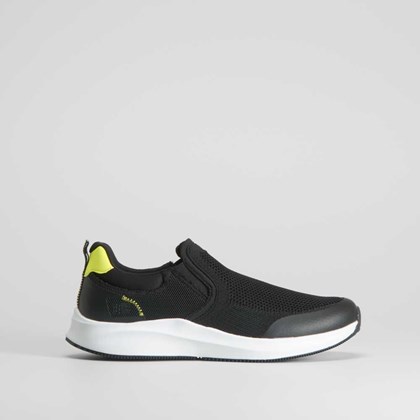 Zapatilla de deporte slip on negro UTWO