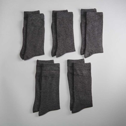 5 pares calcetines media caña MKL